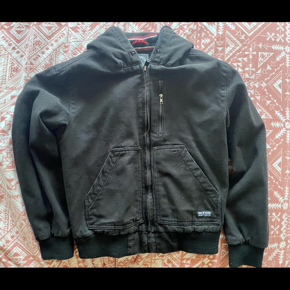 Iron and Resin black jacket- Jack Threads